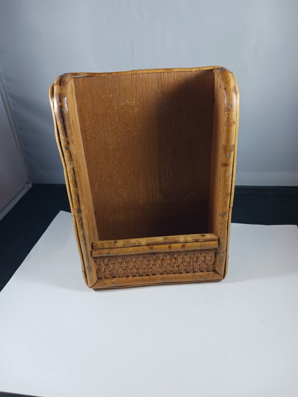 Vintage Rattan Note Pad Holder - Picture 8 of 8